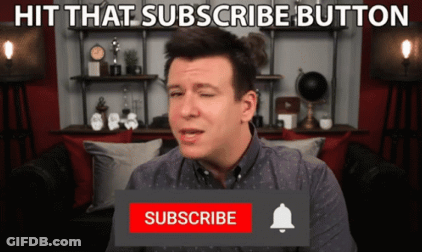 Philip De Franco Hit Subscribe Button GIF