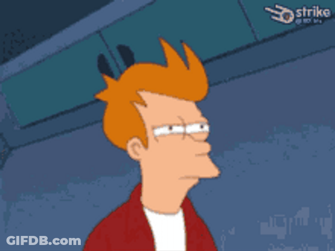 Philip J. Fry Futurama Salty GIF