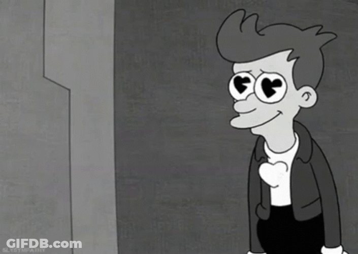 Philip J. Fry Is Inlove GIF