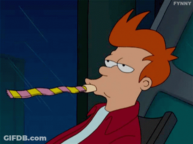 Philip J. Fry Playing GIF