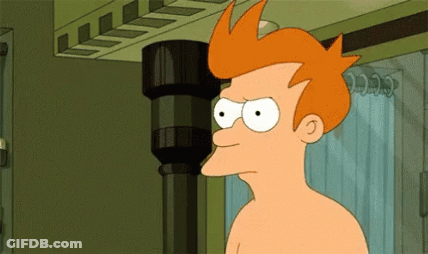 Philip J. Fry Shirtless GIF