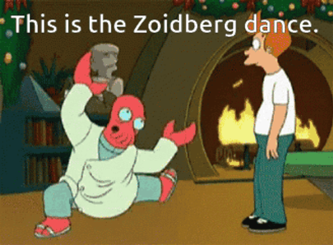 Philip J. FRy Watch Zoidberg Dance GIF