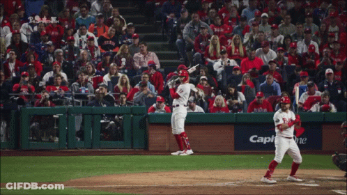 Phillies Baseball Game With Crowd GIF