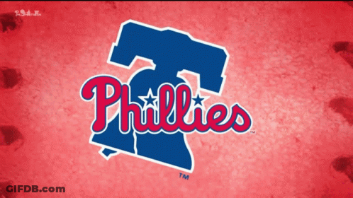 Phillies Logo With Red Background GIF