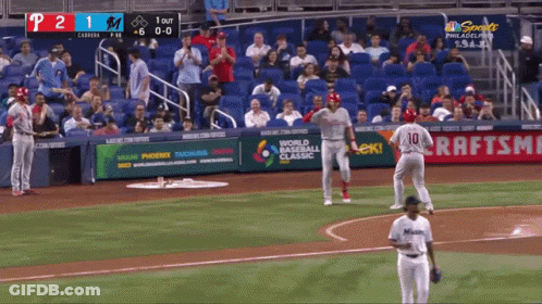 Phillies Vs Marlins Baseball Game GIF