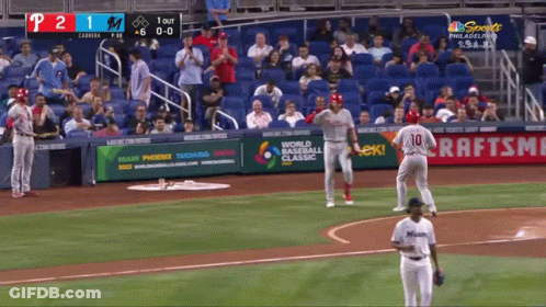 Phillies Vs Marlins Baseball Game GIF