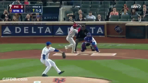 Phillies Vs Mets Baseball Game On SNV GIF