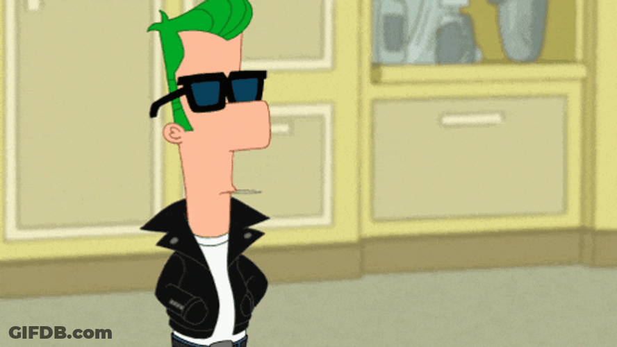Phineas And Ferb Finger Gun GIF