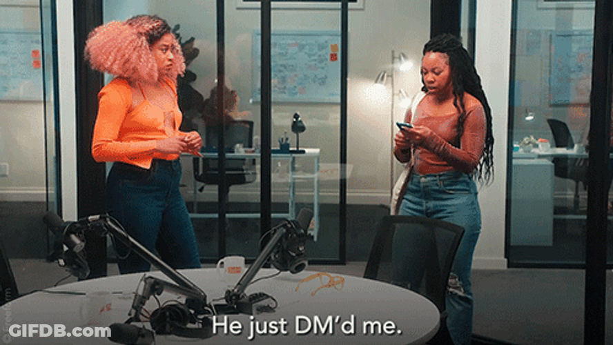 Phoebe Robinson Shocked After Receiving Text Message GIF