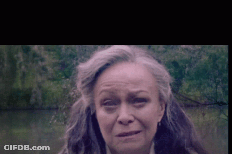 Phoebe Running Granny Crying GIF