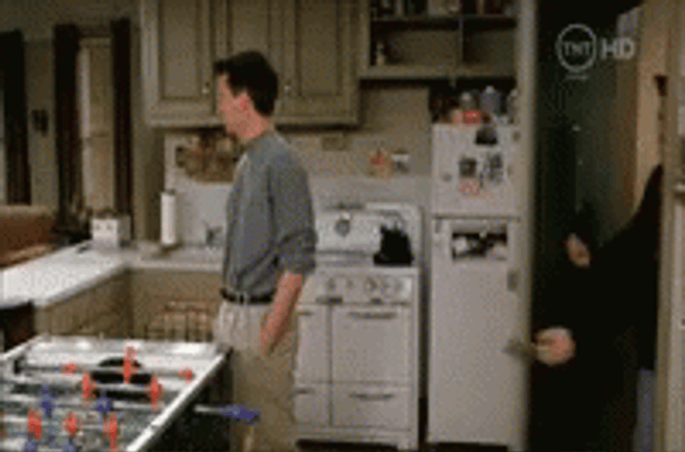 Phoebe Running Joey Chandler Hug GIF