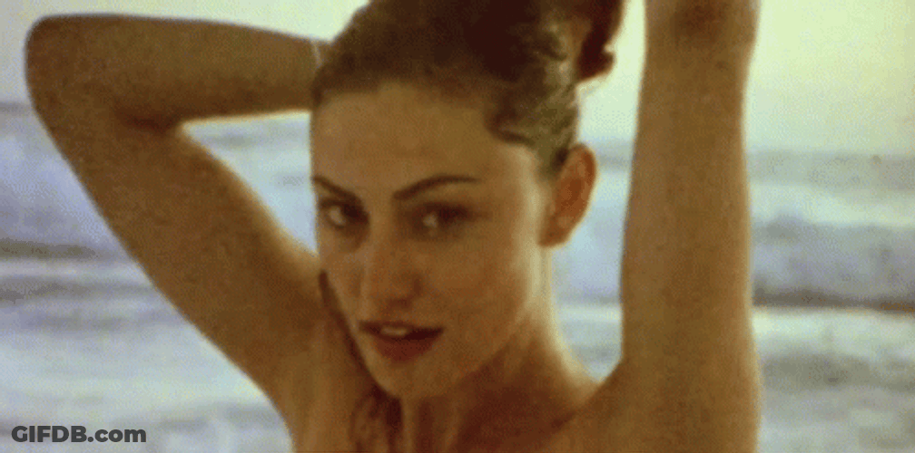 Phoebe Tonkin By The Beach GIF