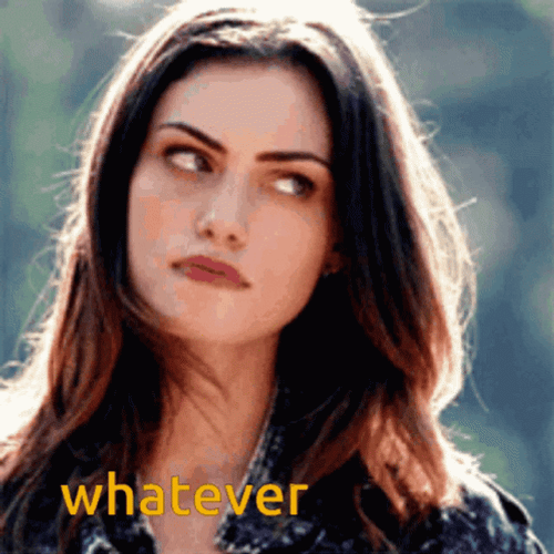 Phoebe Tonkin Eyeroll Whatever GIF