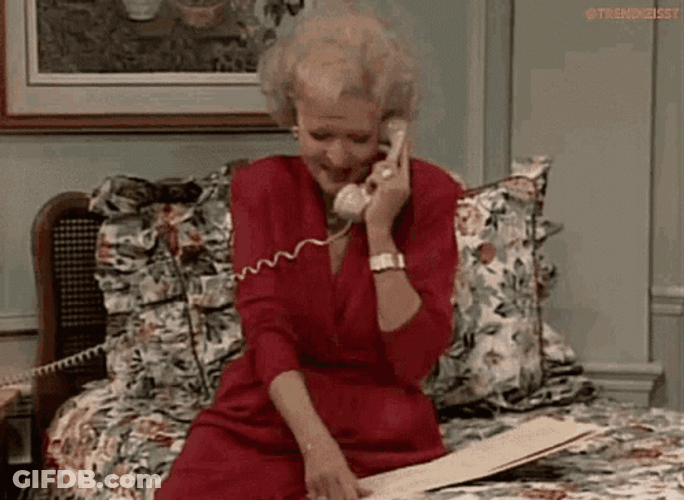 Phone Call The Golden Girls GIF