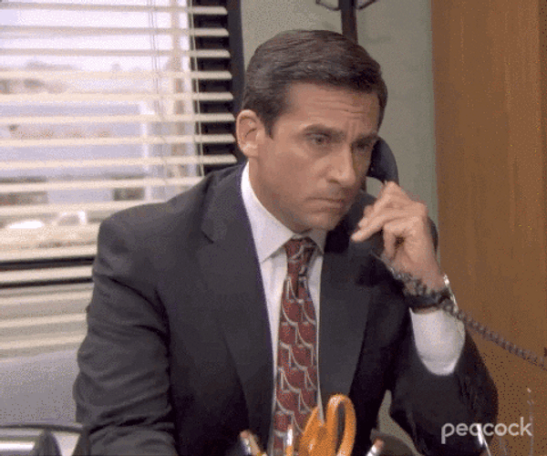 Phone Call The Office Scene GIF