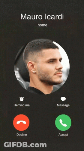 Phone Call With Mauro Icardi GIF