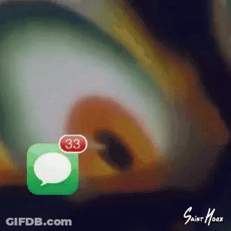 Phone Painting With Notification 33 GIF