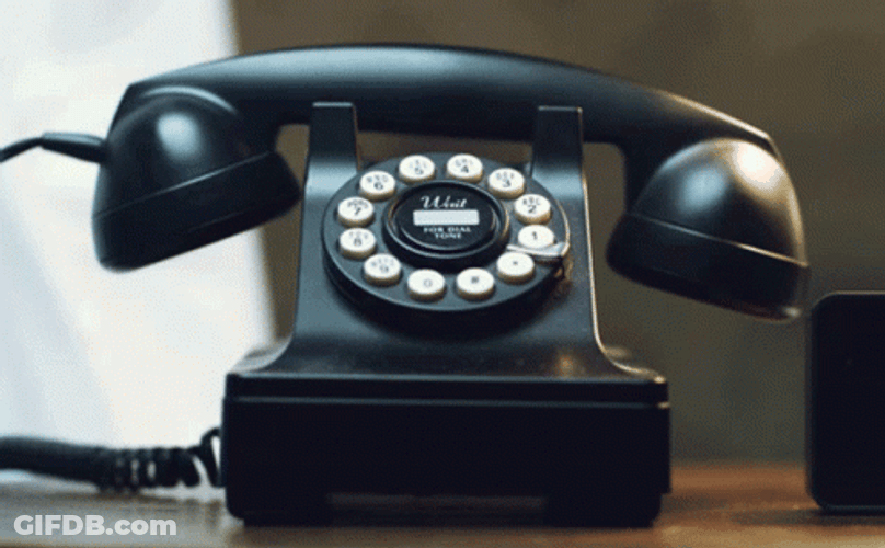 Phone Ringing Beautiful Vintage Crosley GIF