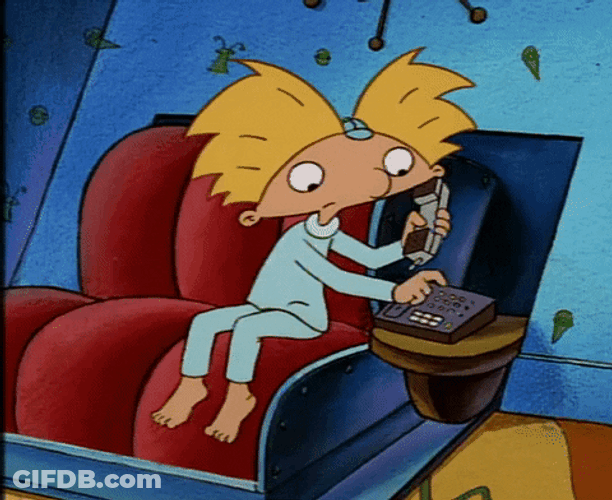 Phone Ringing Hey Arnold Nicksplat GIF