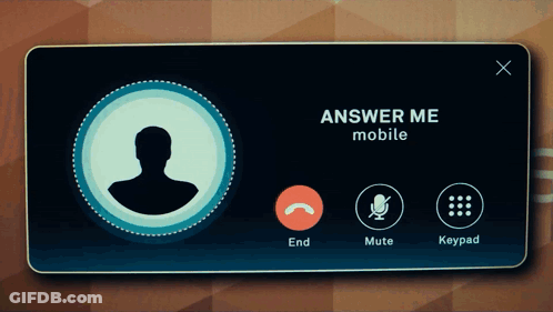 Phone Screen Saying Answer Me Mobile GIF