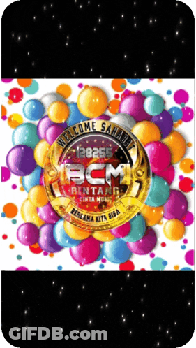 Phone Screen Welcome Greeting From RCM Bintang GIF