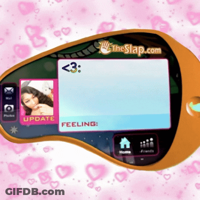 Phone Showing Slap.com GIF