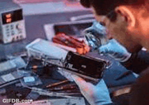 Phone With Cracked Screen Saying Iphoneintact GIF