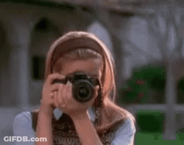 Photographer Cher Clueless GIF
