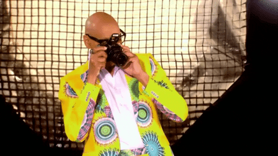 Photographer Rupaul GIF