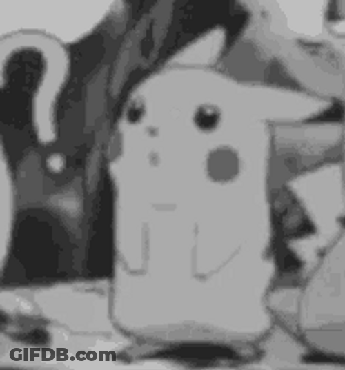 Picachu Confused Question Mark GIF