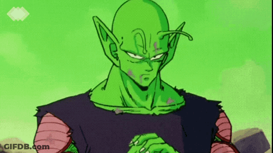 Piccolo Stretching Dragon Ball Z GIF
