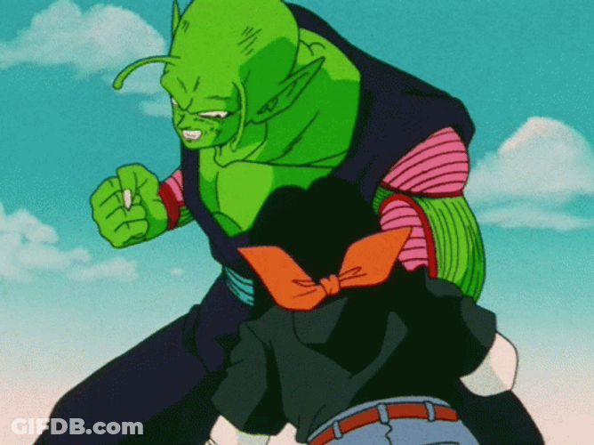 Piccolo Vs Android 17 GIF