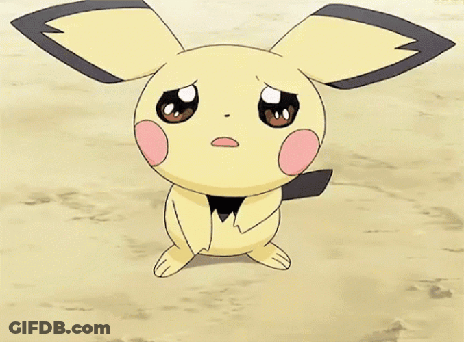 Pichu With Teary Eyes GIF