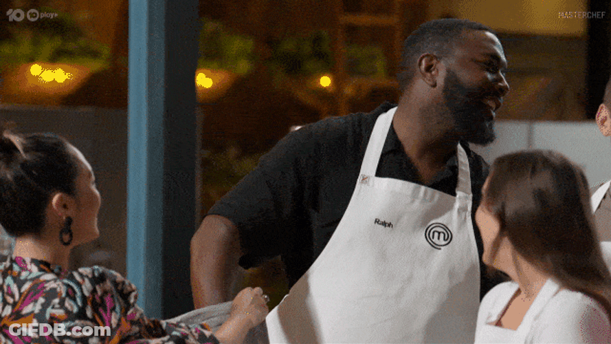Picking Up Chip MasterChef Australia GIF