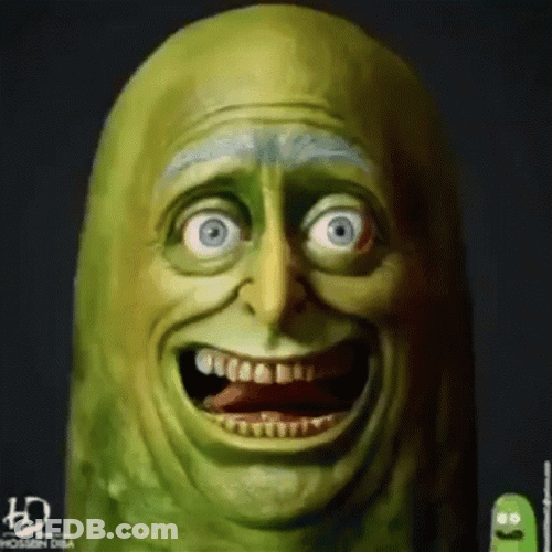 Pickle Rick Moving Slowmo GIF