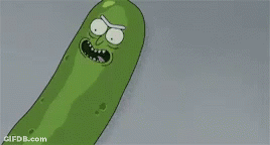 Pickle Rick Talking GIF
