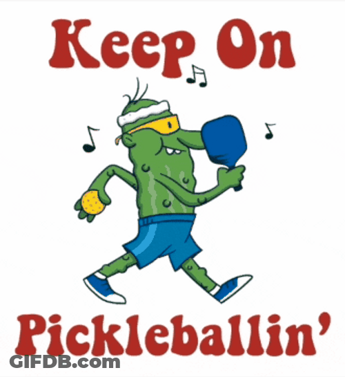 Pickleball Keep On Pickleballin Digital Art GIF