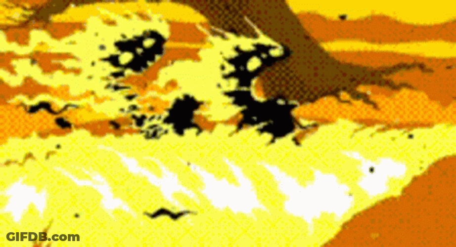 Picnic Date Mushroom Cloud Explosion GIF