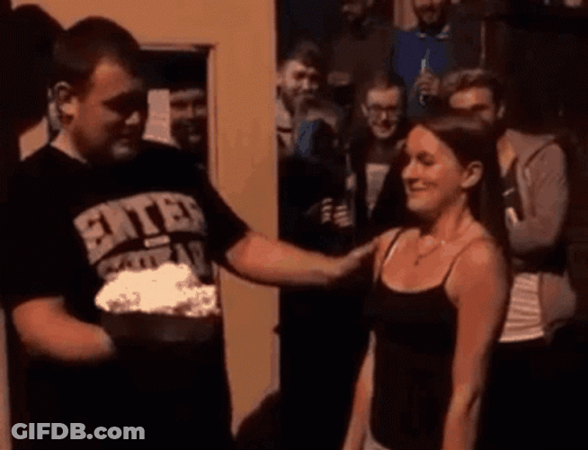 Pie In The Face GIF