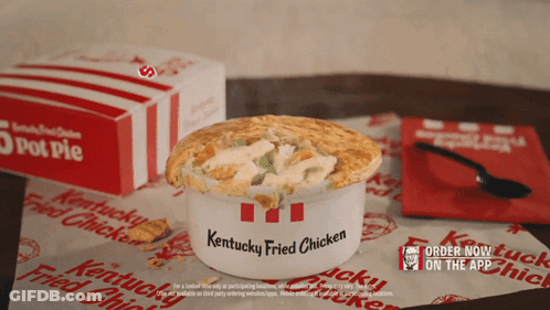 Pie With Fork And Can't Be Crying If You're Busy Pot Pie Ing GIF