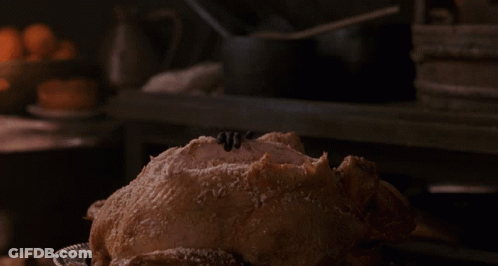 Piece Of Cake With Powdered Sugar GIF