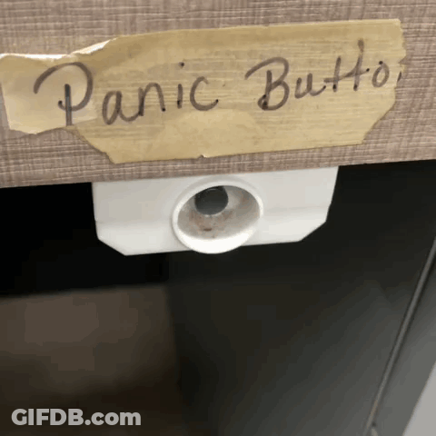 Piece Of Paper With Panic GIF