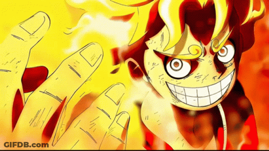 Piercing Eyes Luffy Gear 5 GIF