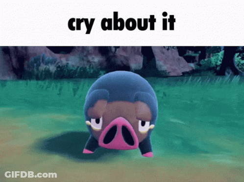 Pig Cry About It GIF