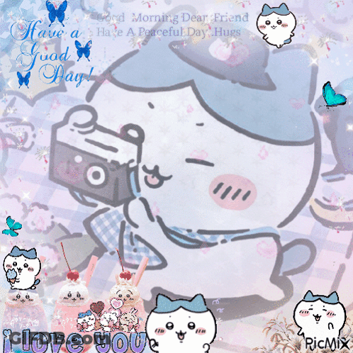 Pig Holding Camera Have A Good Day I Love You GIF