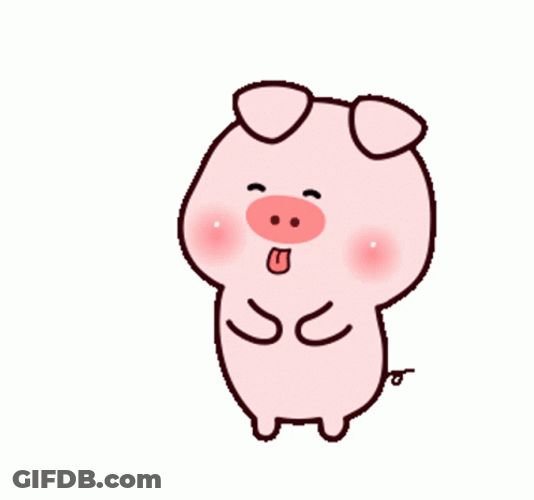 Pig Tongue Out GIF