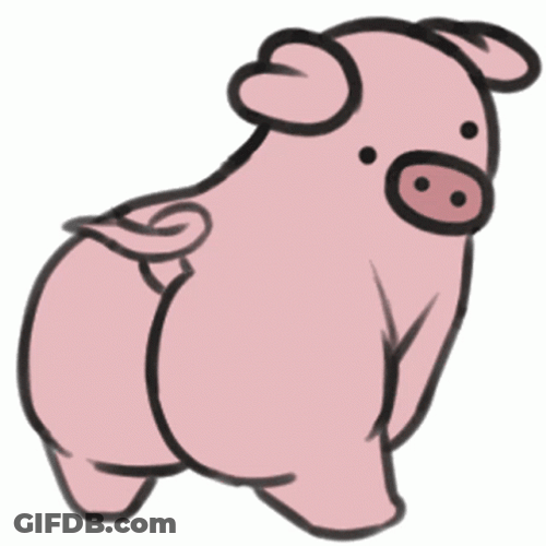 Pig Twerk Dance GIF