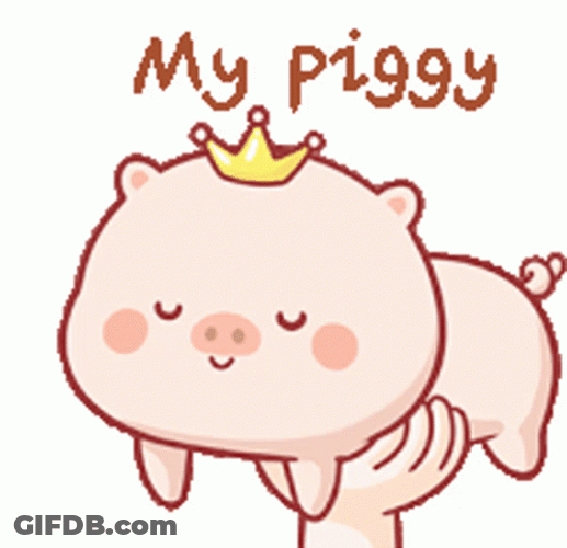 Pig With Crown My Piggy GIF
