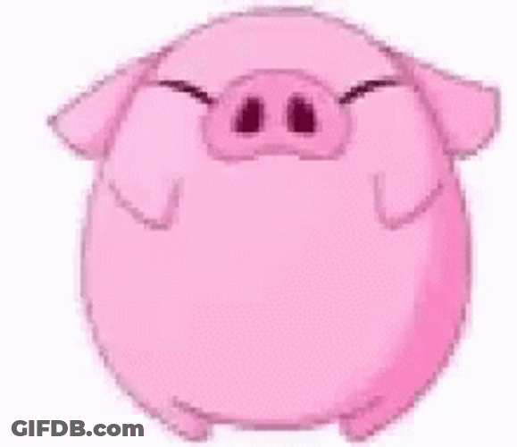 Piggy Cute Dancing Swaying Hips GIF