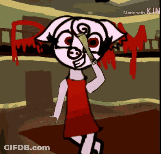 Piggy Edit Roblox Scary Bloody GIF